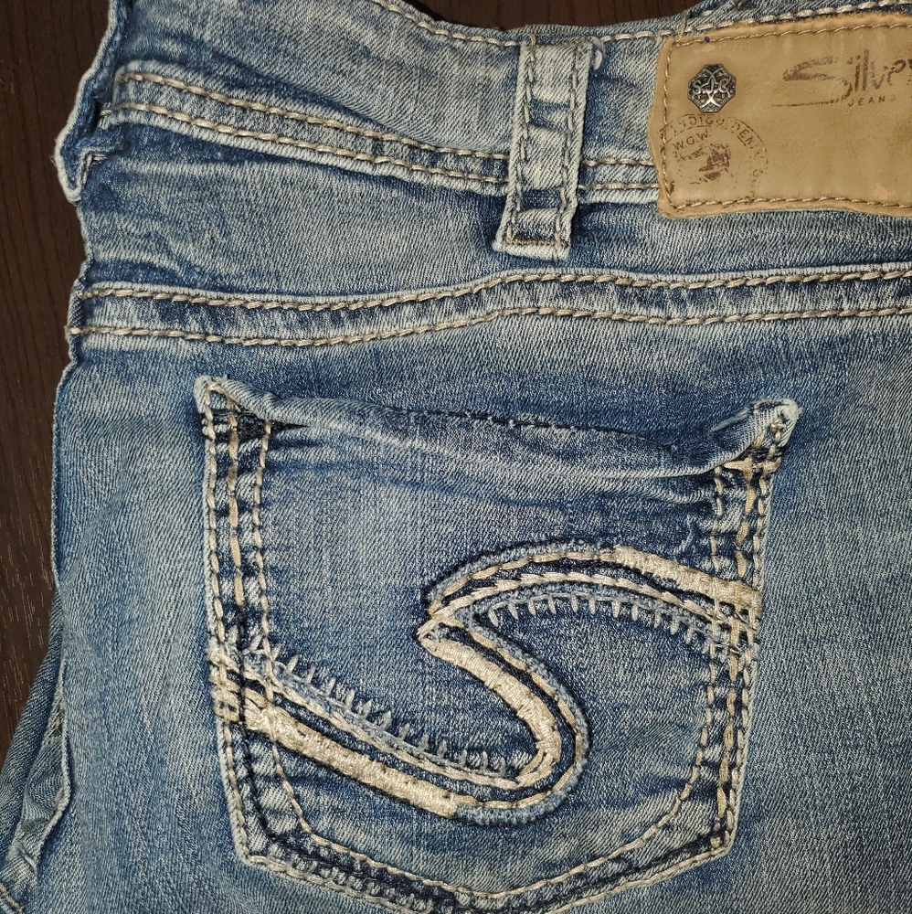 Womens Silver Brand Jeans